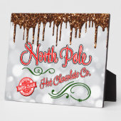 North Pole Hot Chocolade Fotoplaat (Zijkant)