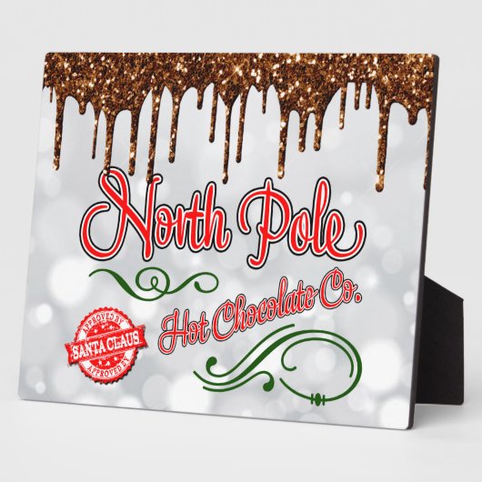 North Pole Hot Chocolade Fotoplaat (Zijkant)