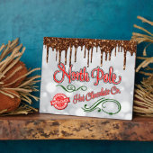 North Pole Hot Chocolade Fotoplaat (Zijkant)