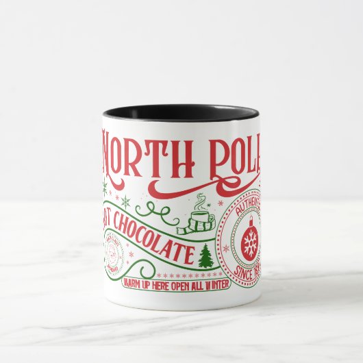 North Pole Hot Chocolade Mok (Midden)