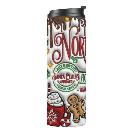 North Pole Hot Chocolate Co. Thermosbeker (Gedraaid links)