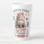 North Pole Hot Cocoa – Gnome-Style  Latte Mok (Voorkant)