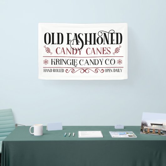 North Pole Kringle snoep Company kerst Spandoek (Beurs)