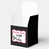 North Pole Lump of Coal Gift Boxes Bedankdoosjes (Geopend)