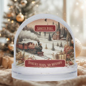 North Pole Magic Christmas Santas Train No Refunds Sneeuwbol