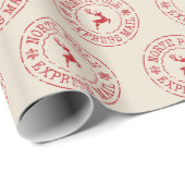 North Pole Mail Christmas Wrapping Paper Cadeaupapier (Rol Hoek)