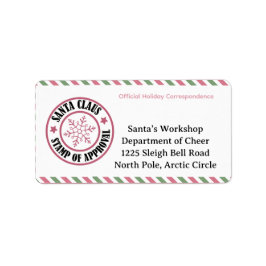 North Pole Mail | Enchanted Elf Etiket