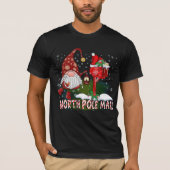 North Pole Mail Gnome T-shirt (Voorkant)
