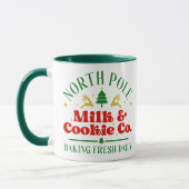 North Pole Milk and Cookie Company Kerstmis Mok (Links)
