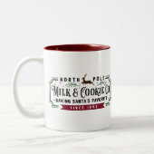 North Pole MIlk & Cookie Co. Tweekleurige Koffiemok (Links)