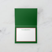 North Pole Milk koekje kerst Kaart (Binnen)