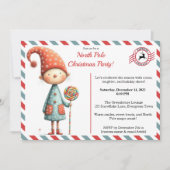 North Pole party Magic | Enchanted Elf Kaart (Voorkant)