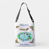 North Pole Post Kantoor Crossbody Tas (Achterkant)