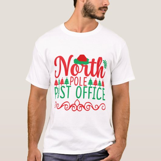 North Pole Post Kantoor T-shirt (Voorkant)