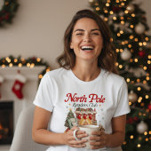 North Pole Readers Club Book Lover Christmas Tri-Blend Shirt