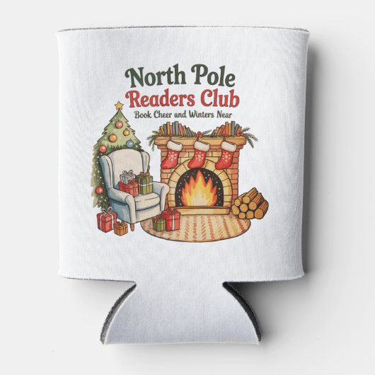 North Pole Readers Club Christmas Books Xmas Lover Blikjeskoeler (Voorkant)