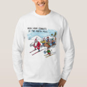 North Pole Rush Hour shirt met lange mouwen (Voorkant)