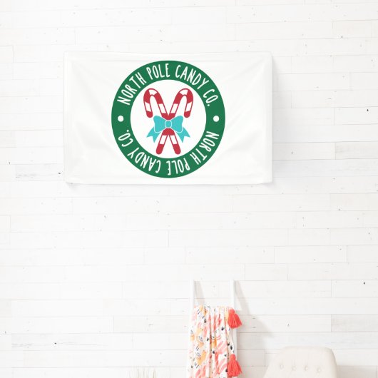 North Pole Snoep Company Holiday Spandoek (Insitu)