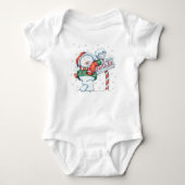North Pole Snowman Romper (Voorkant)