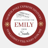 North Pole Special Delivery Stickers (Voorkant)