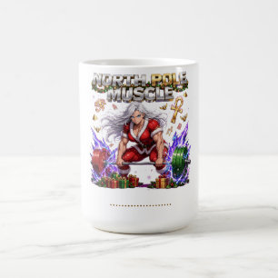 North Pole Spier Mrs Claus - Vrouwelijke Kerst Gym Koffiemok