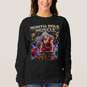 North Pole Spier Mrs Claus - Vrouwelijke Kerst Gym Trui