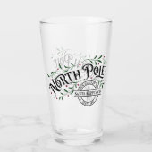 North Pole Supply Co. Glas (Achterkant)