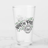North Pole Supply Co. Glas (Voorkant)