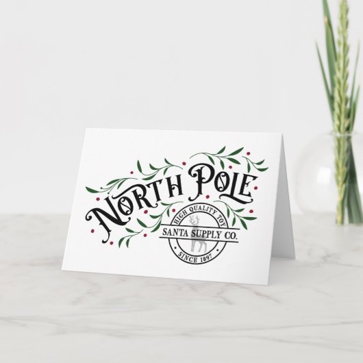North Pole Supply Co. Kaart (Voorkant)