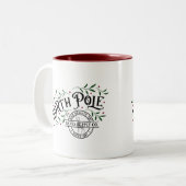 North Pole Supply Co. Tweekleurige Koffiemok (Voorkant links)