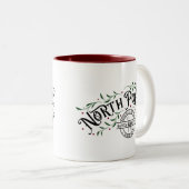 North Pole Supply Co. Tweekleurige Koffiemok (Voorkant rechts)