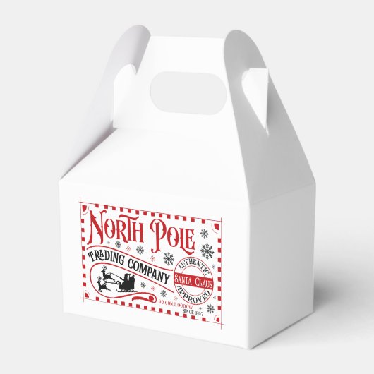 North Pole Trading Company Bedankdoosjes (Voorkant Zijde)