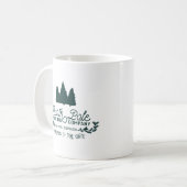 North Pole Trading Company Vintage-kerstLogo Koffiemok (Voorkant links)