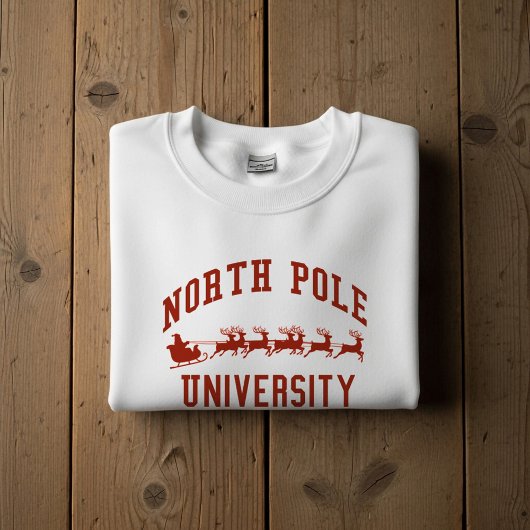North Pole University Christmas Sweatshirt
