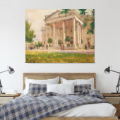 North Portico, The White House, Washington, D.C Canvas Afdruk (Insitu (Slaapkamer))