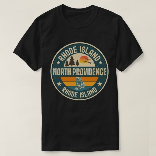 North Providence, Rhode Island T-shirt (Design voorkant)