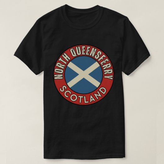 North Queensferry, Schotland T-shirt (Design voorkant)