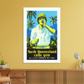 North Queensland roept je Canvas Afdruk (Insitu (Woonkamer))