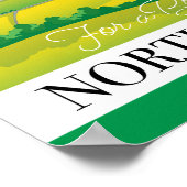 North Riding Yorkshire "voor een pauze" Poster (Hoek)