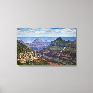 North Rim Gran Canyon - Grand Canyon National Canvas Afdruk