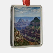 North Rim Gran Canyon - Grand Canyon National Metalen Ornament (Rechts)