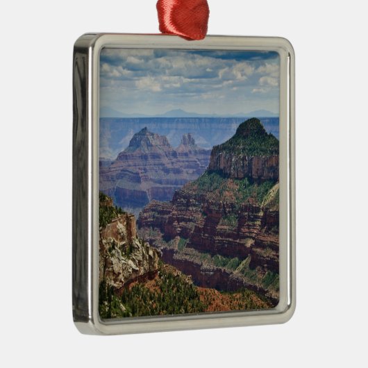North Rim Gran Canyon - Grand Canyon National Metalen Ornament (Rechts)