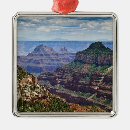 North Rim Gran Canyon - Grand Canyon National Metalen Ornament (Voorkant)
