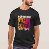 North Rim Grand Canyon camping T-shirt (Voorkant)