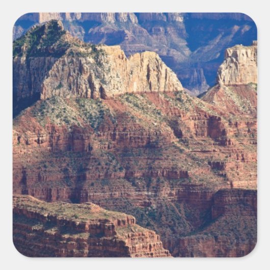 North Rim Grand Canyon - Grand Canyon National Vierkante Sticker (Voorkant)