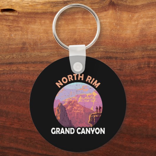 North Rim Grand Canyon I Hiked The Grand Canyon Ou Sleutelhanger (Voorkant)