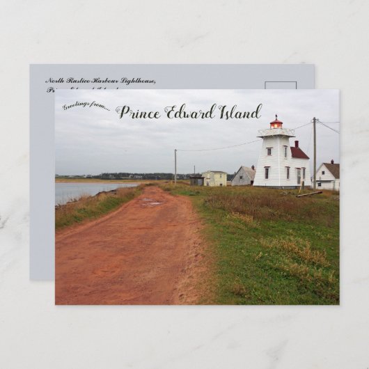 North Rustico Harbour Lighthouse PEI Briefkaart (Voorkant / Achterkant)