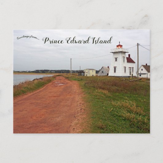 North Rustico Harbour Lighthouse PEI Briefkaart (Voorkant)