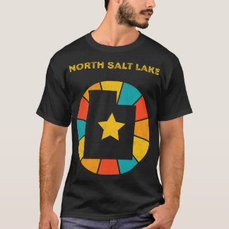 North Salt Lake Utah  Verdrietig Souvenir 1 T-shirt