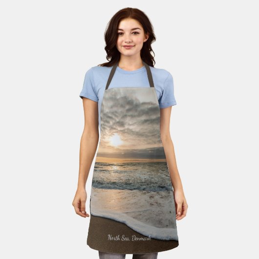 North Sea, Denmark picturesque sunset, Schort (Gedragen)